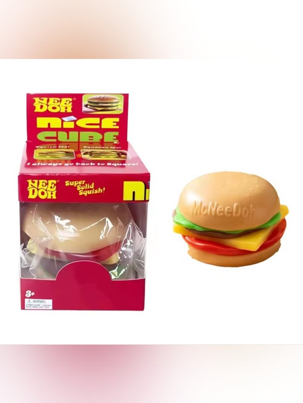 NeeDoh McNeeDoh Burger Squishy Toy